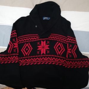 Polo shawl color sweater wore once